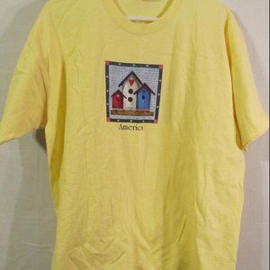 American Birdhouse Yellow TShirt